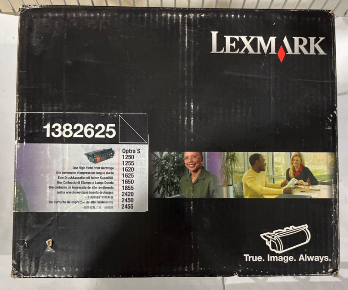 Lexmark 1382625 High Yield Black Toner S1250/S1255/S1855/S2455 OEM NIB Free S/H