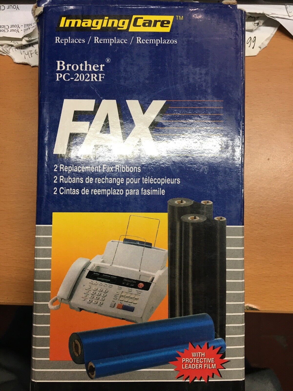 Brother PC-202RF Replacement Fax Ribbon, 2 Rolls
