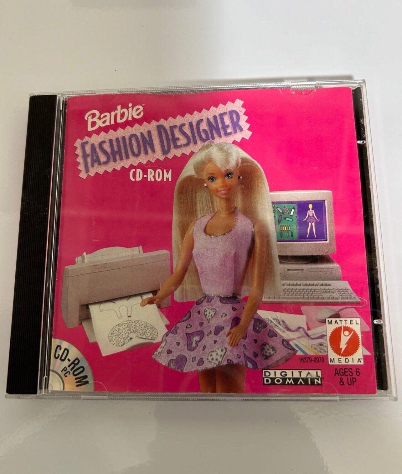 Vintage Barbie Fashion Designer cdrom for pc