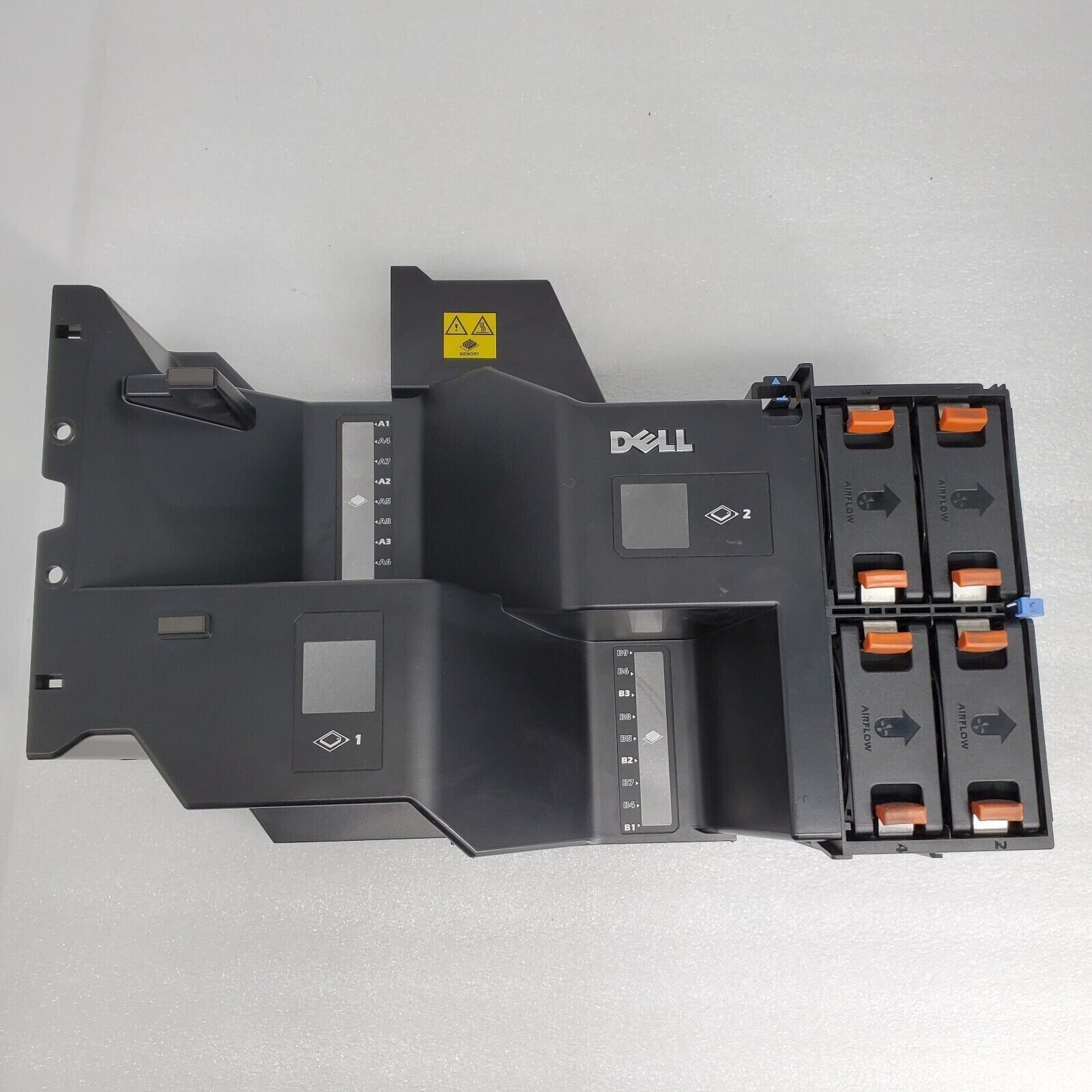Dell PowerEdge T620 Server Cooling Fan & Intrusion Switch Assembly