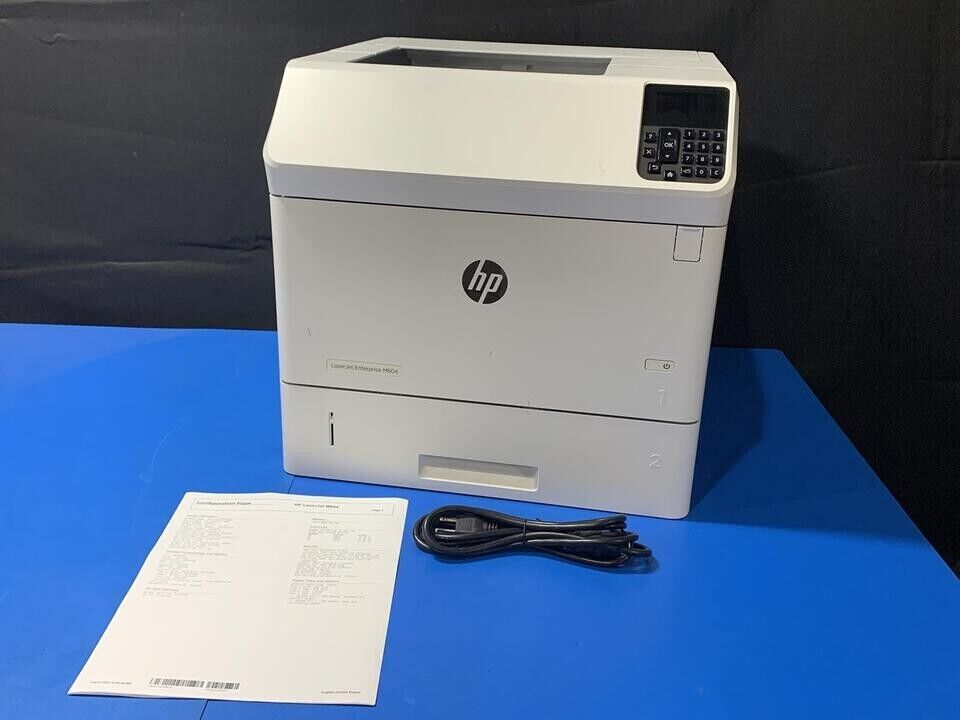 HP Laserjet M604 Laser Printer with Toner, Duplex, Tested Fully, Works Excellent