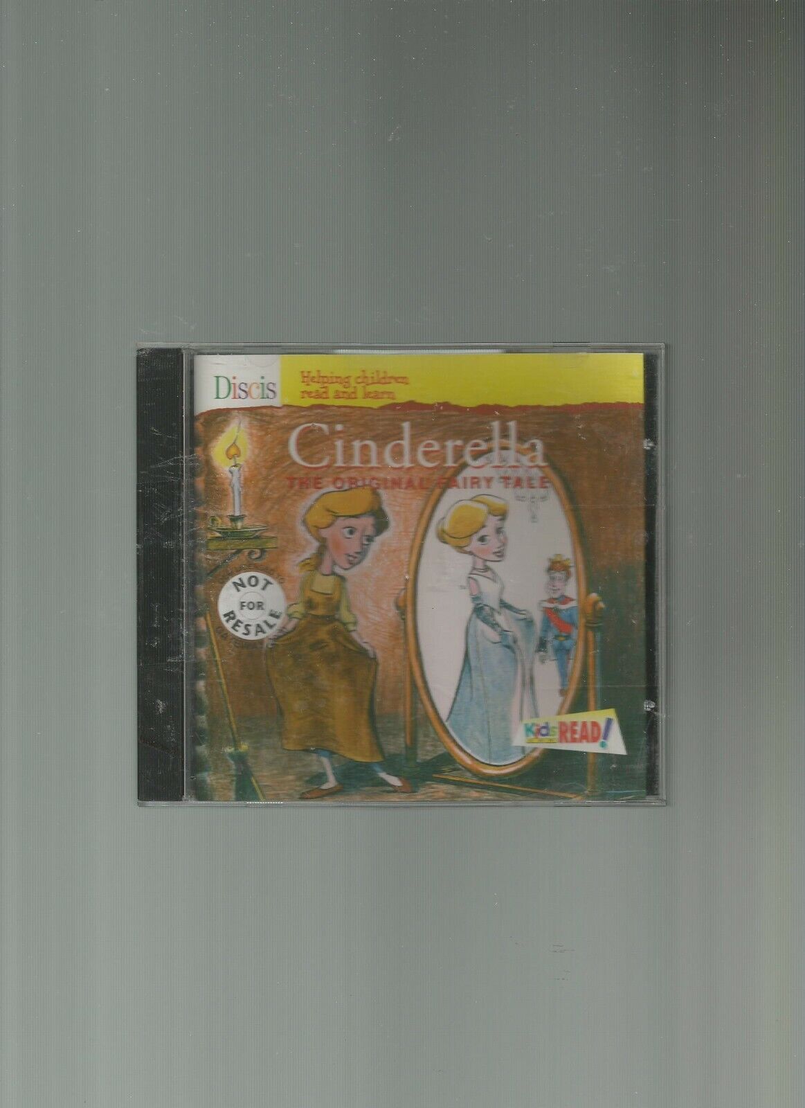 Discis Kids Can Read: Cinderella Original Fairy Tale ,CD-ROM, VG
