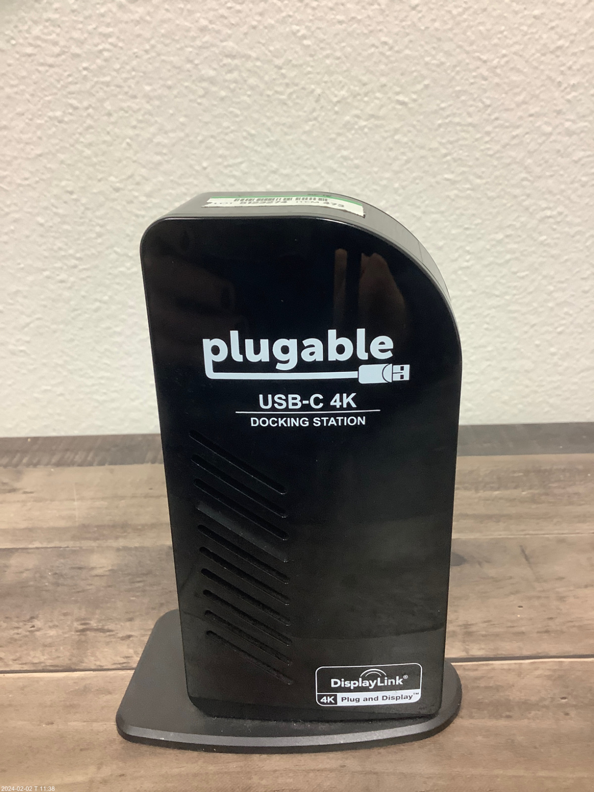 Plugable USB-C 4K DOCKING STATION DISPLAYLINK 4K Plug and Display UD-ULTC4K