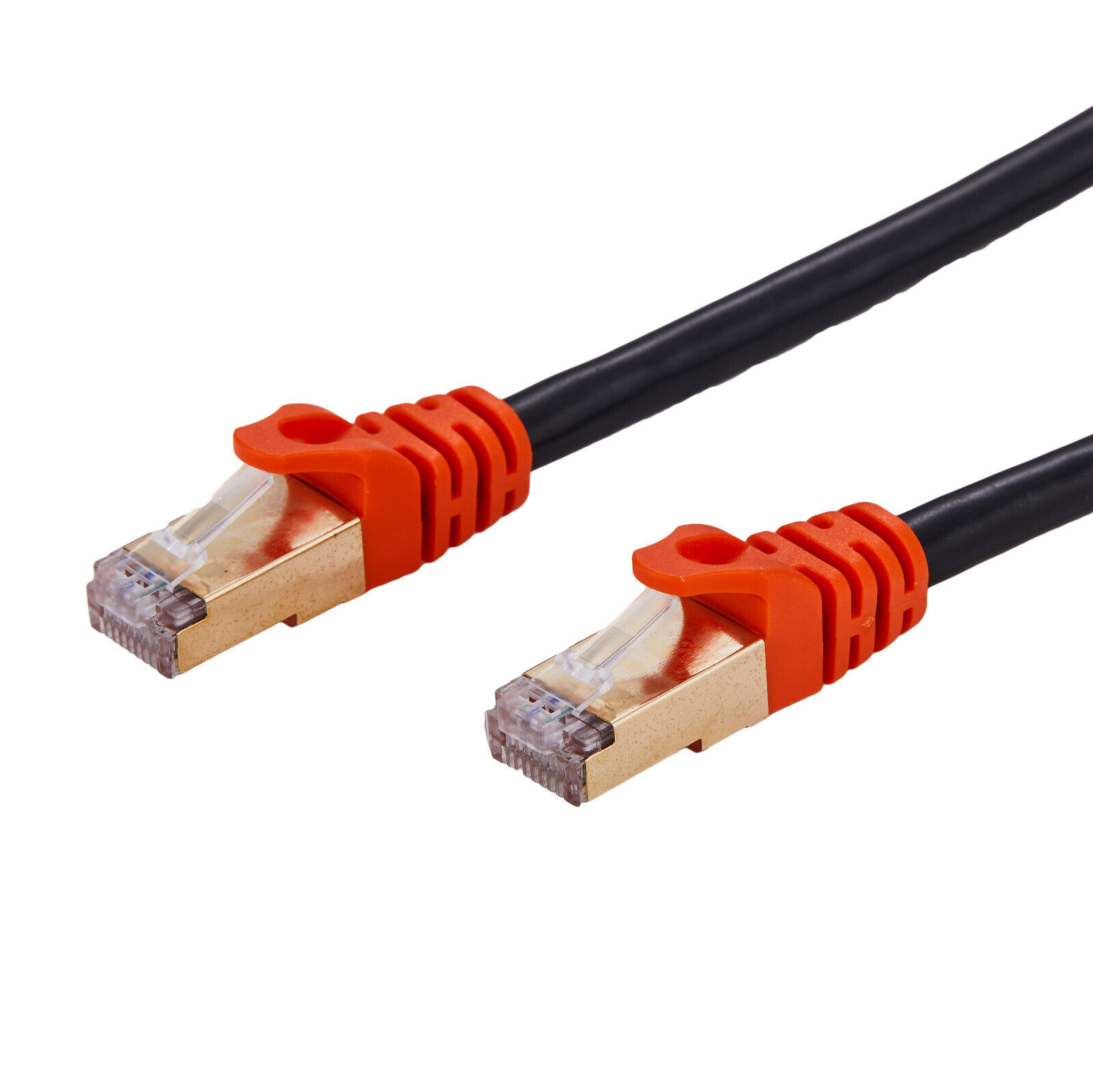CAT7 Outdoor Ethernet Patch Cable 26AWG Copper SFTP LAN RJ45 Cord 6FT- 200FT Lot