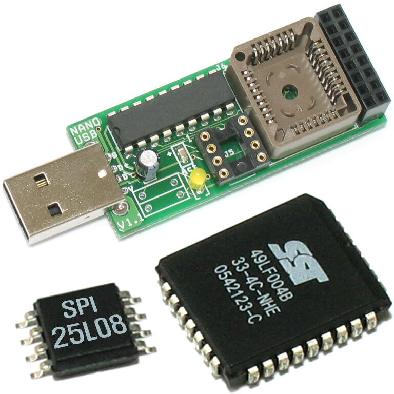 NANO USB Programmer + SOP8/16 Adapter for BIOS repairing