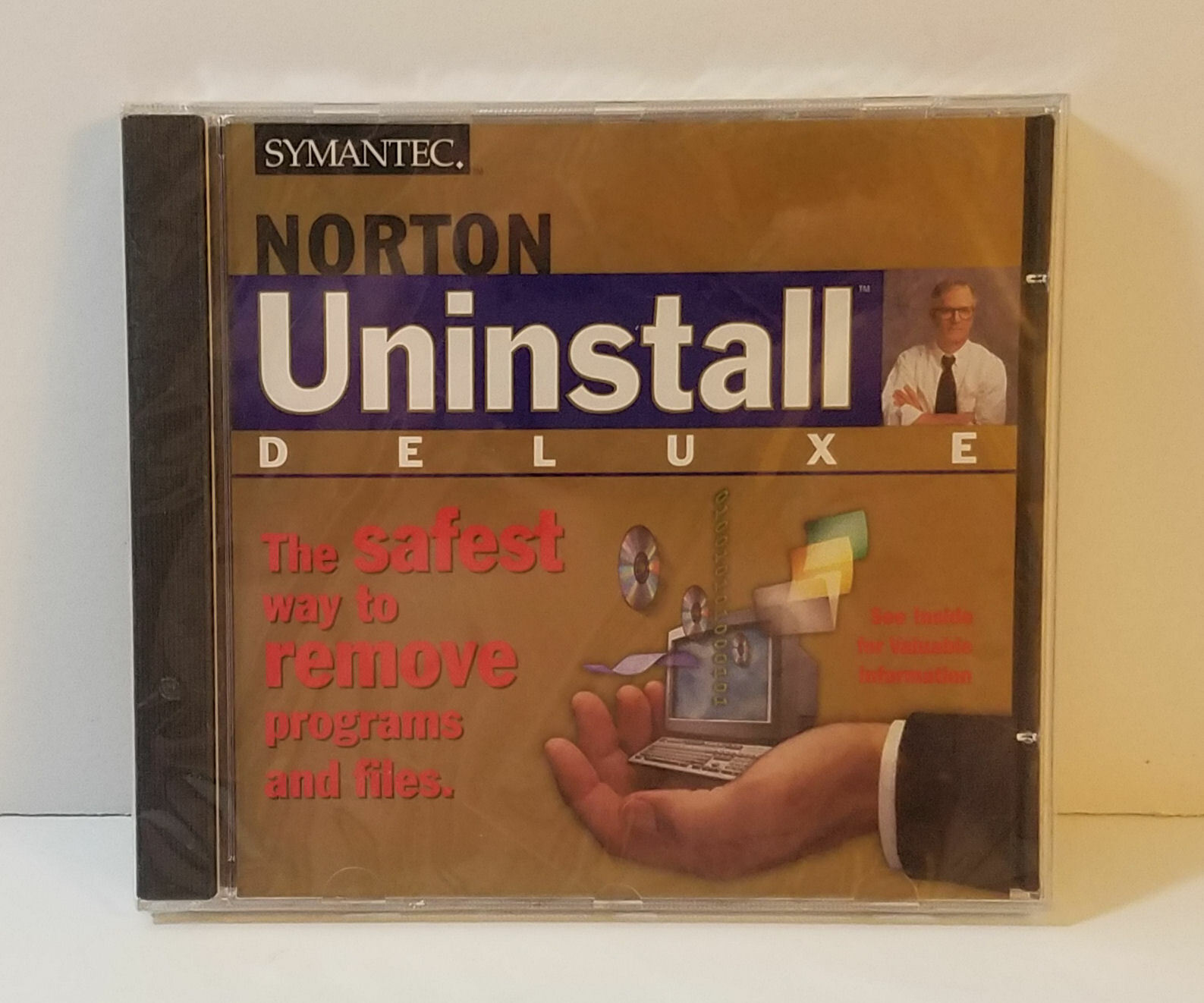 Norton Uninstall Deluxe by Symantec PC CD-Rom 1997 windows new sealed