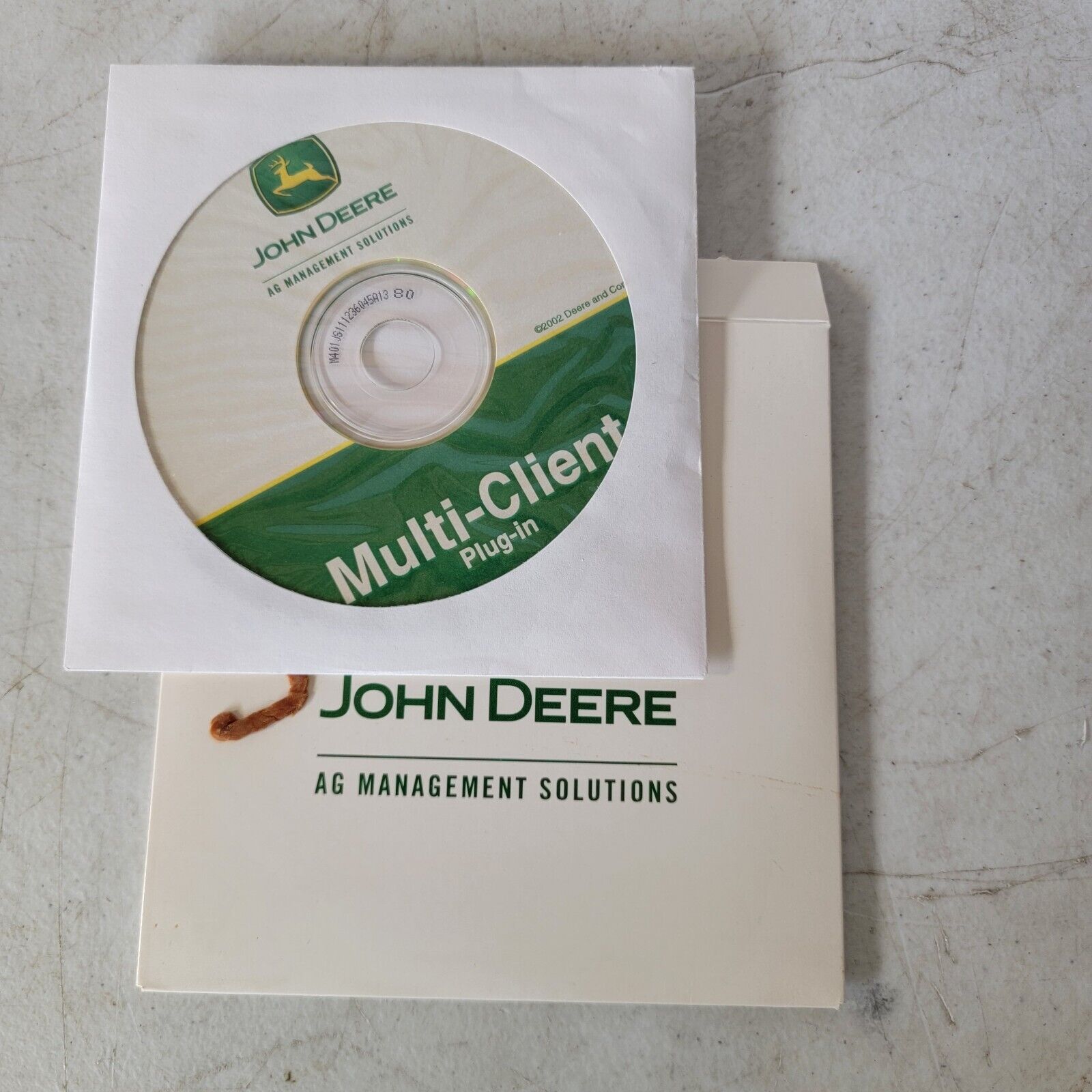 John Deere Multi-Client Plugin PF90169 AMS Ag Management System CD Software Disk