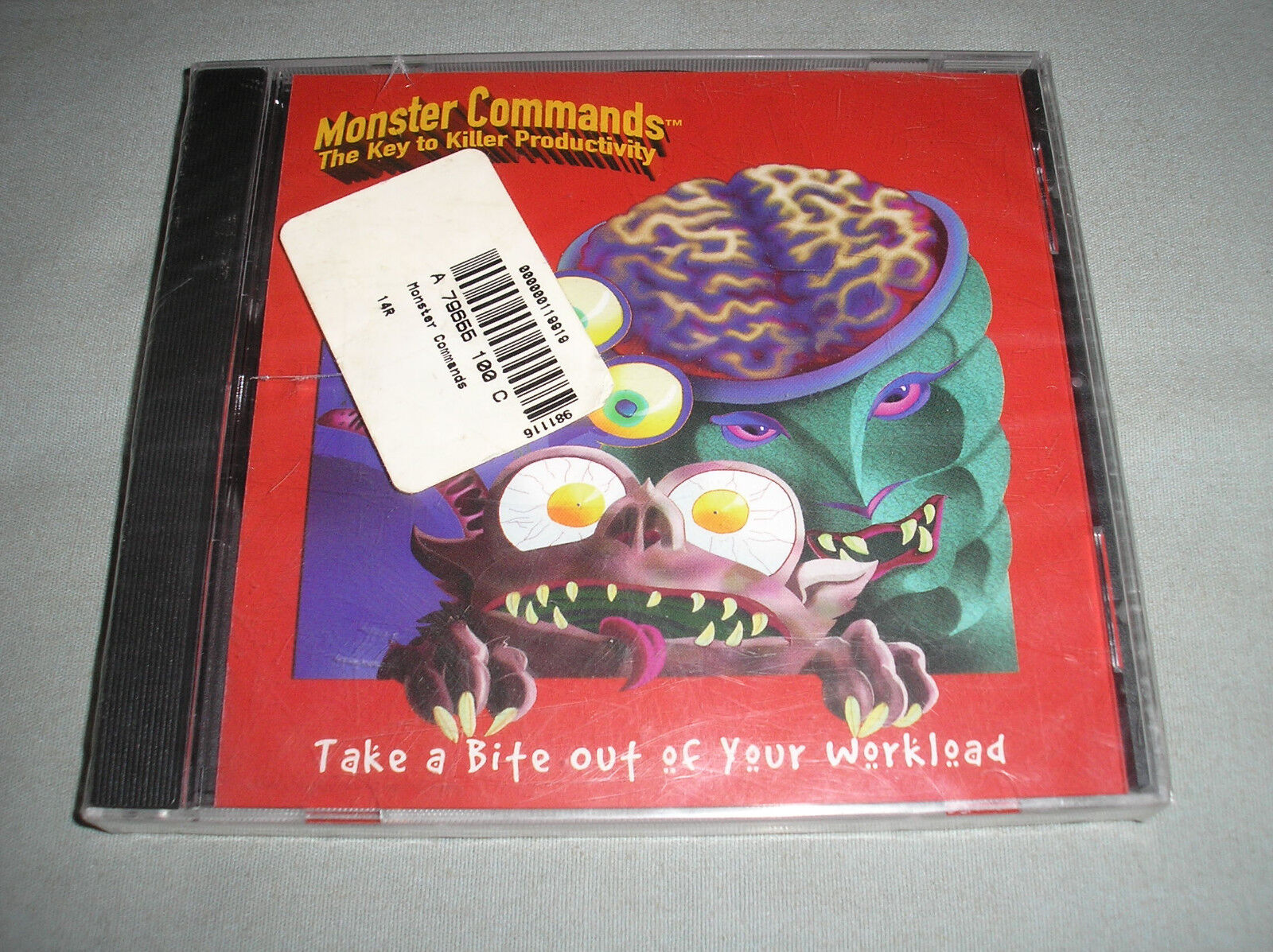 Monster Commands The Key to Killer Productivity PC Computer CD Game OOP RARE NEW