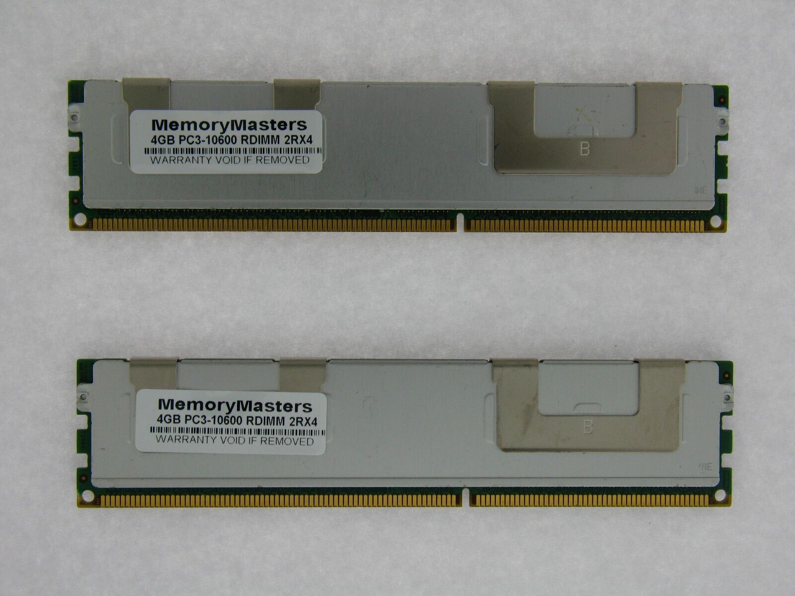 8GB (2X4GB) MEMORY 512X72 PC3-10600 1333MHZ 1.5V ECC REG DDR3 240 PIN RDIMM 2RX4