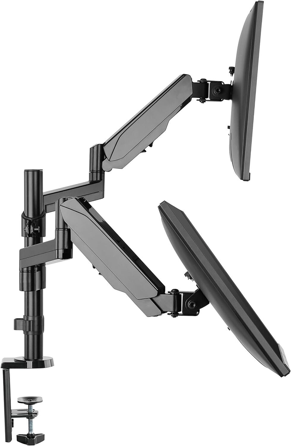 Triple/Double/Single Monitor Mount Stand - Computer Screen Desk Gas Spring Arm