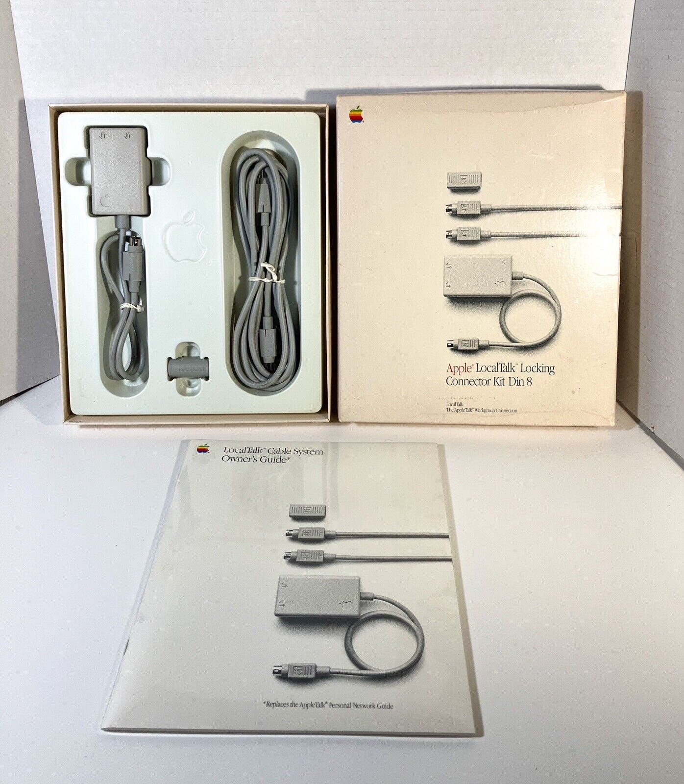 1987 Apple Macintosh M2068 LocalTalk Locking Connector Kit Din 8