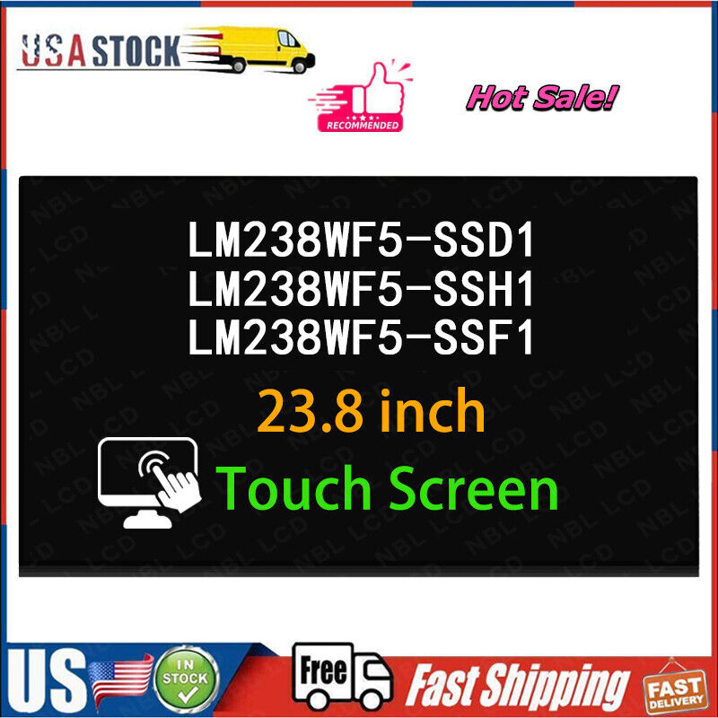 New for LM238WF5-SSF1 L17303-272-RB LCD LM238WF5(SS)(F1) Touch Screen 1920×1080