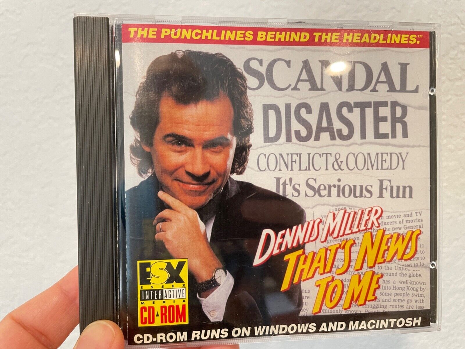 Dennis Miller: That's News to Me (CD ROM) MINT extremely RARE/OOP 