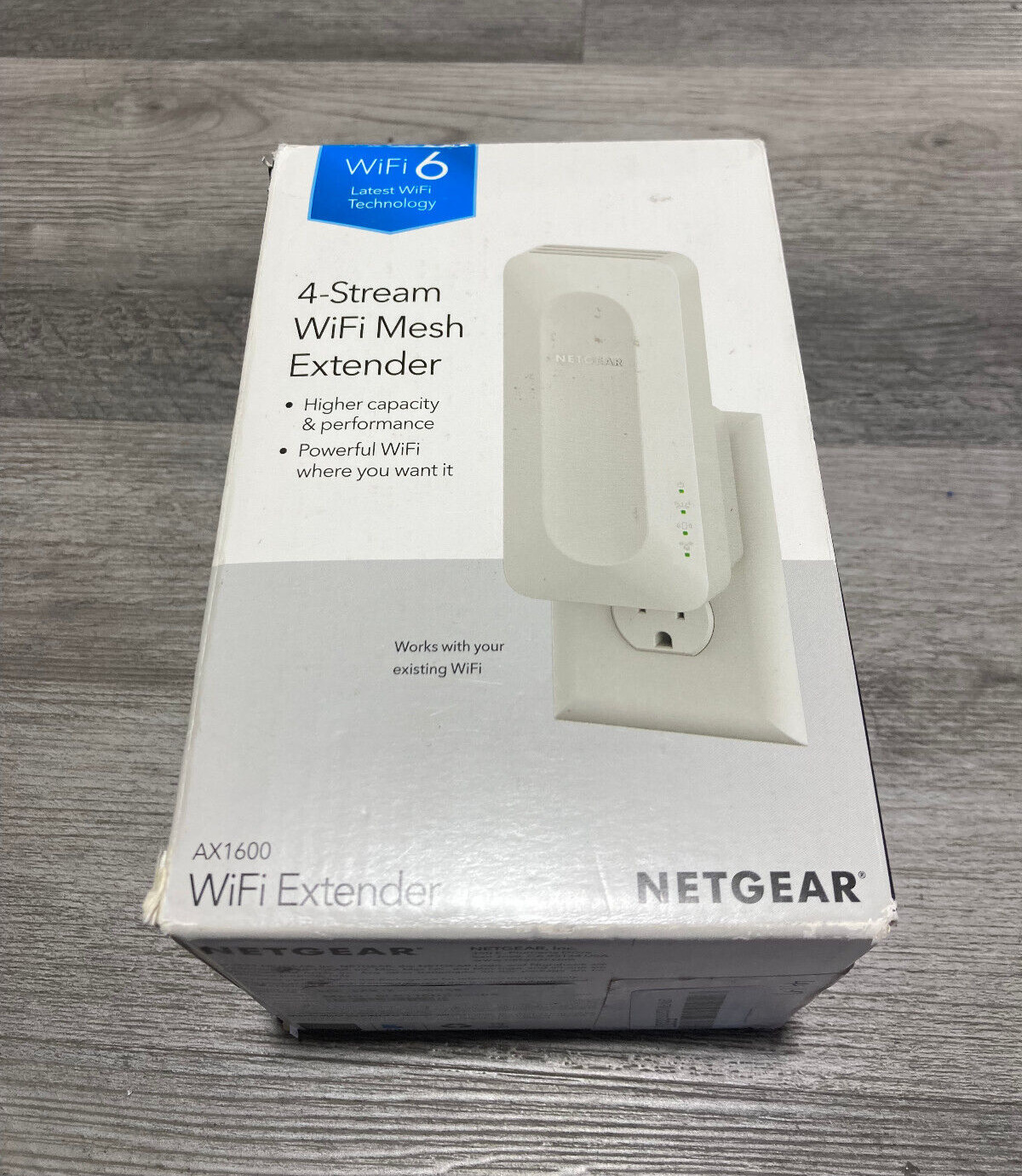 NETGEAR WiFi 6 Mesh Range Extender (EAX12) AX1600 Dual-Band Wifi Signal Booster