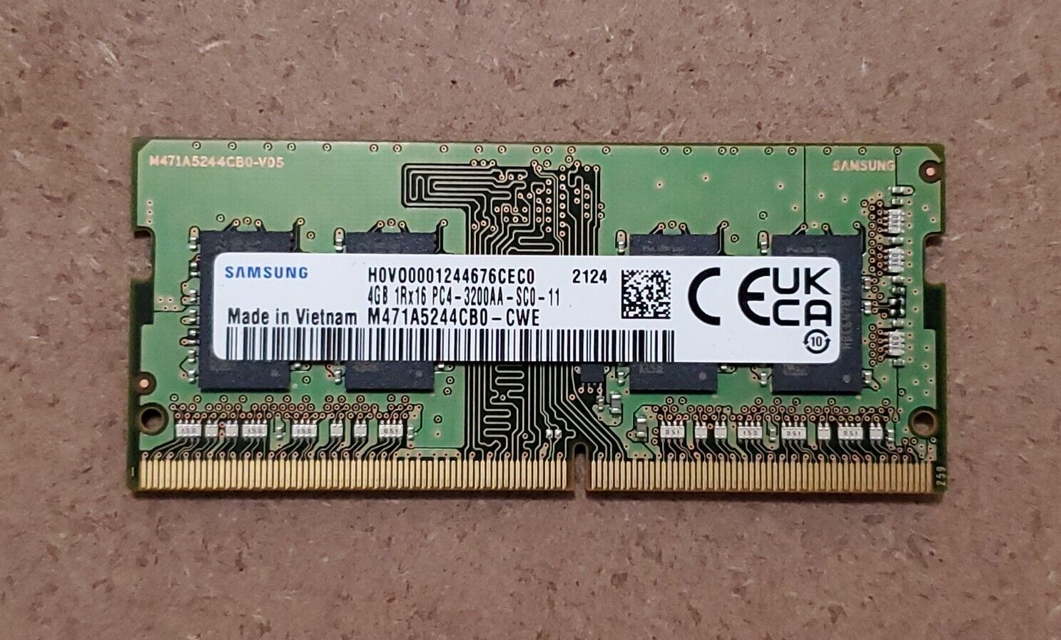 Samsung Hynix Kingston Micron 4GB DDR4 1Rx16 PC4-3200AA SoDimm Memory Laptop Ram
