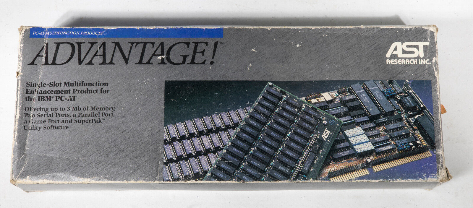 Vintage AST Advantage 16 bit ISA memory adapter board NEW NOS ST931
