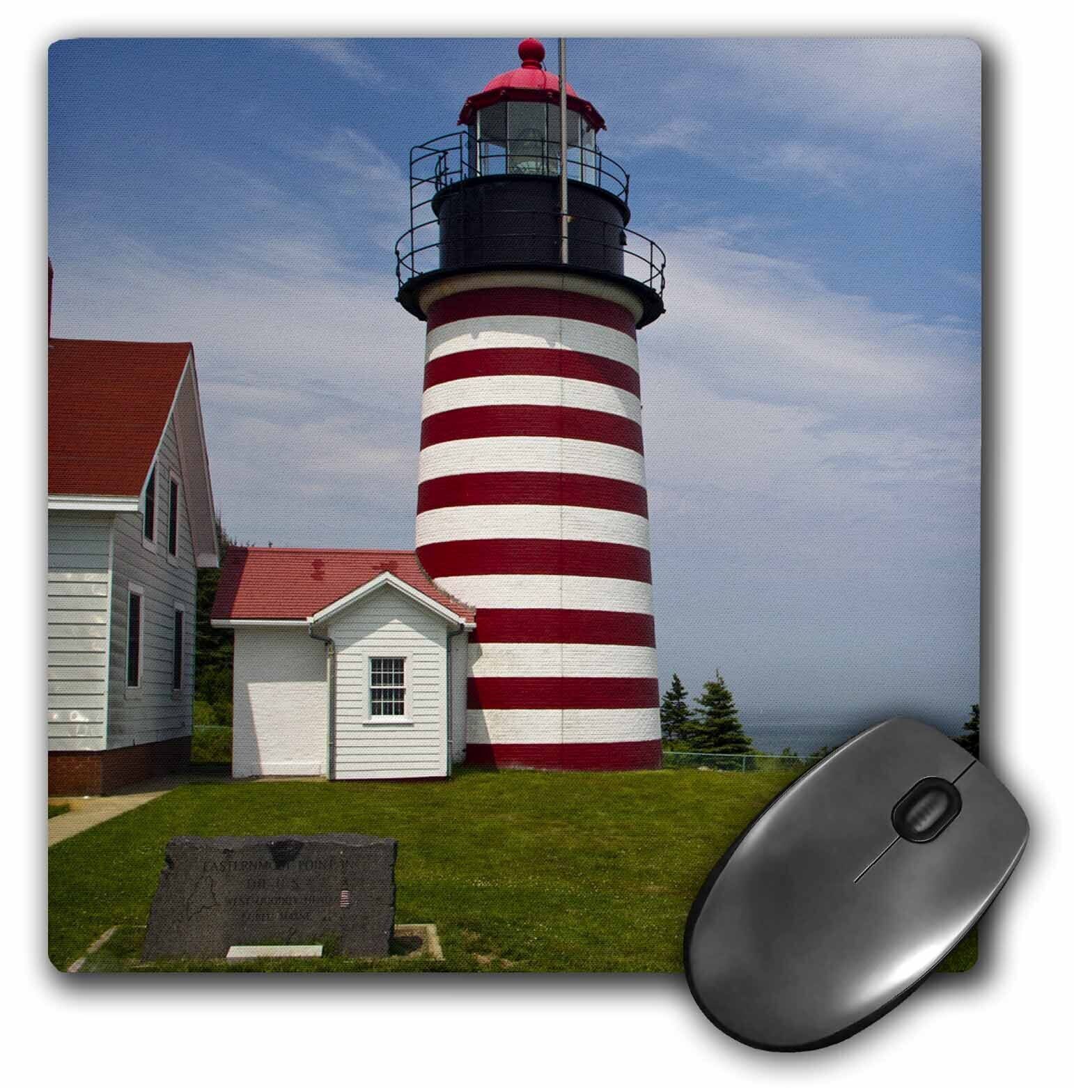 3dRose West Quoddy Head Lighthouse State Park, Maine - US20 CHA0034 - Chuck Hane