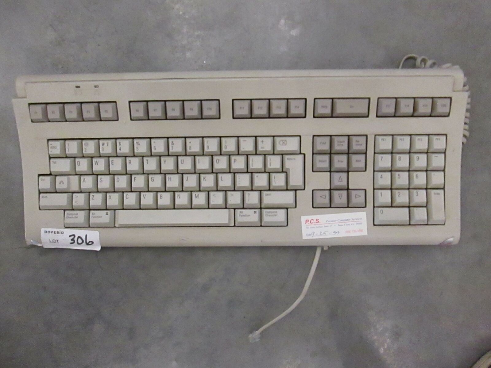 Digital Model LK401-AA Terminal Keyboard, Used