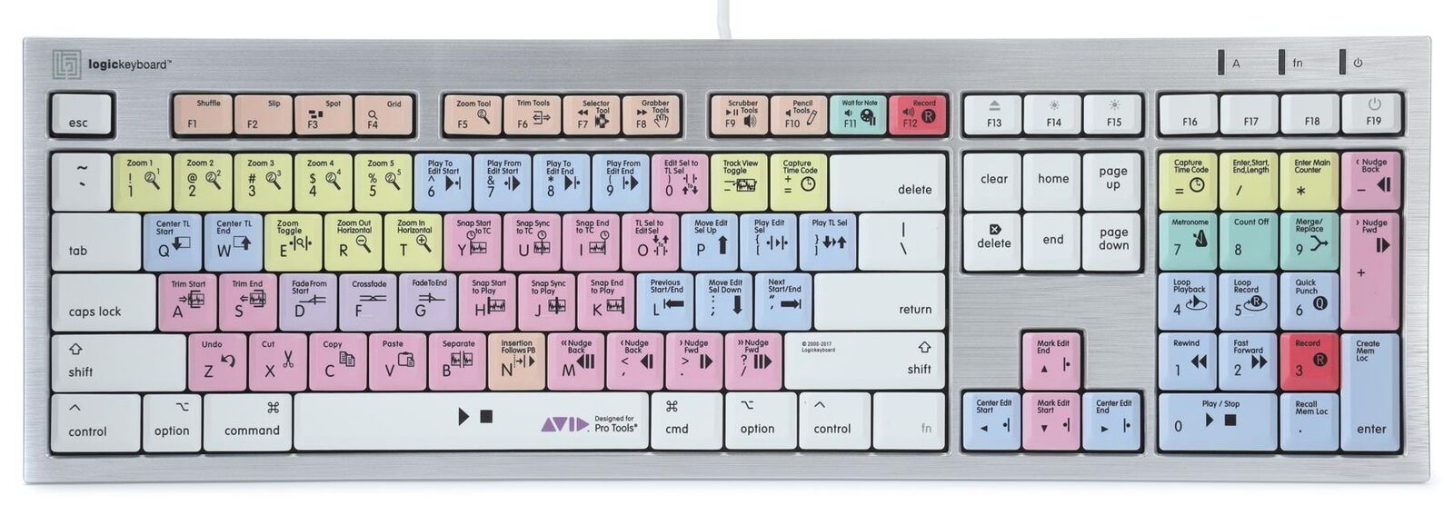LogicKeyboard ALBA Mac Keyboard - Avid Pro Tools