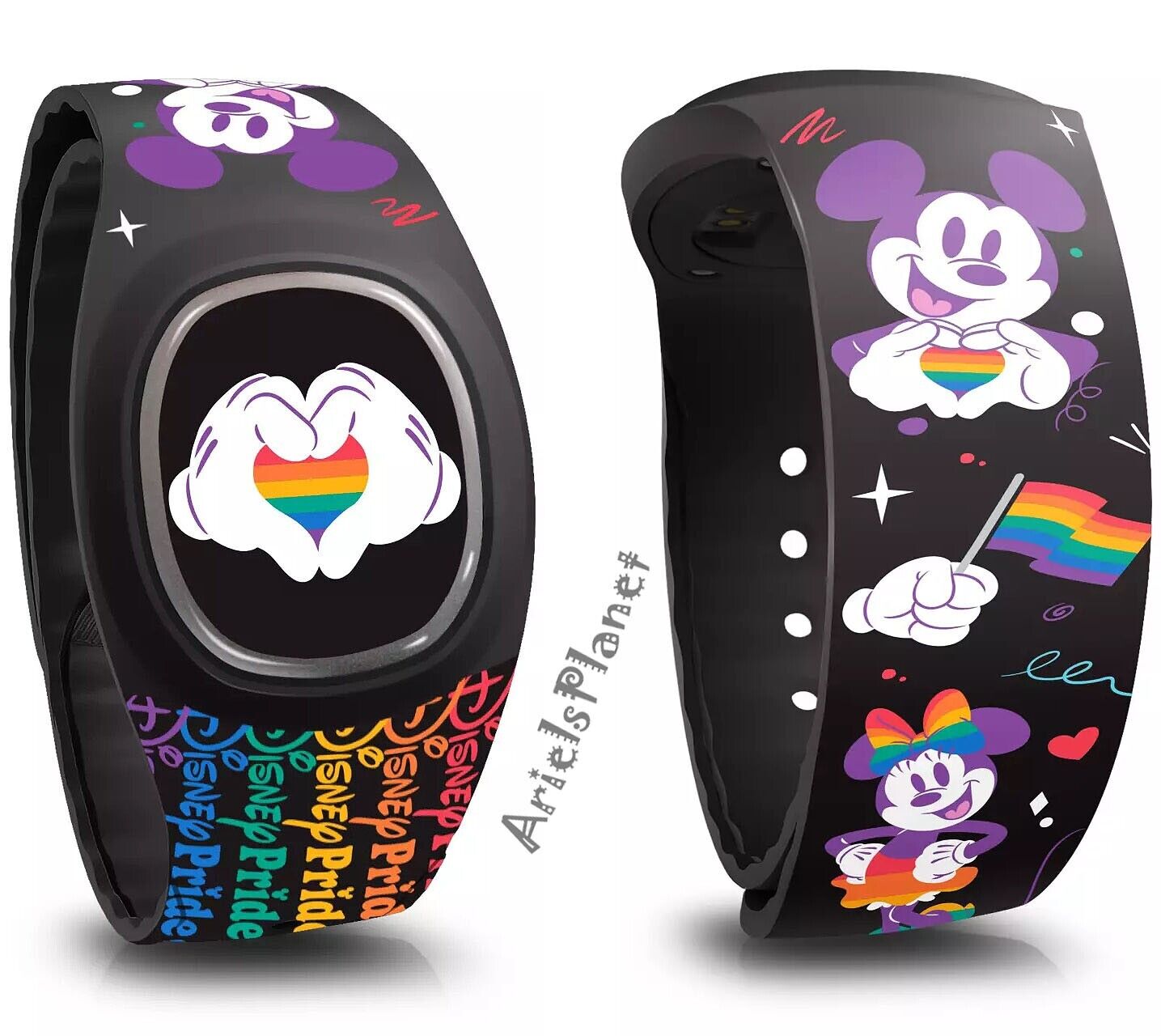 Disney Parks Star Mickey Minnie Mouse Pride Collection Magicband+ Plus Unlinked
