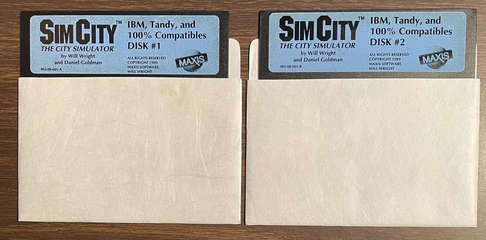 Vintage Sim City IBM PC Video Game by Maxis, on 5.25\