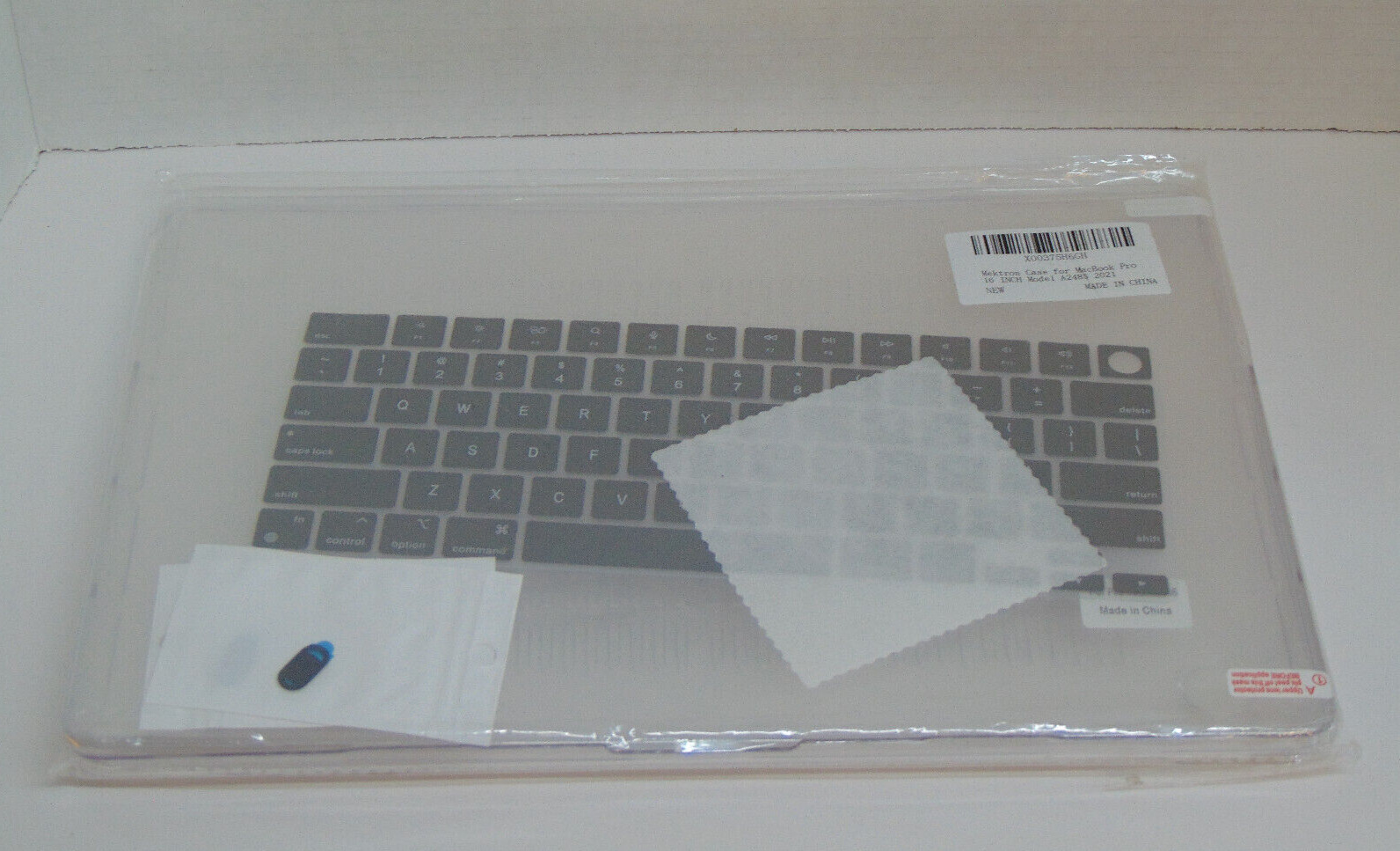 Mektron Case For MacBook-Pro 16-Inch Model A2485 2021, Clear Hard Plastic Shell