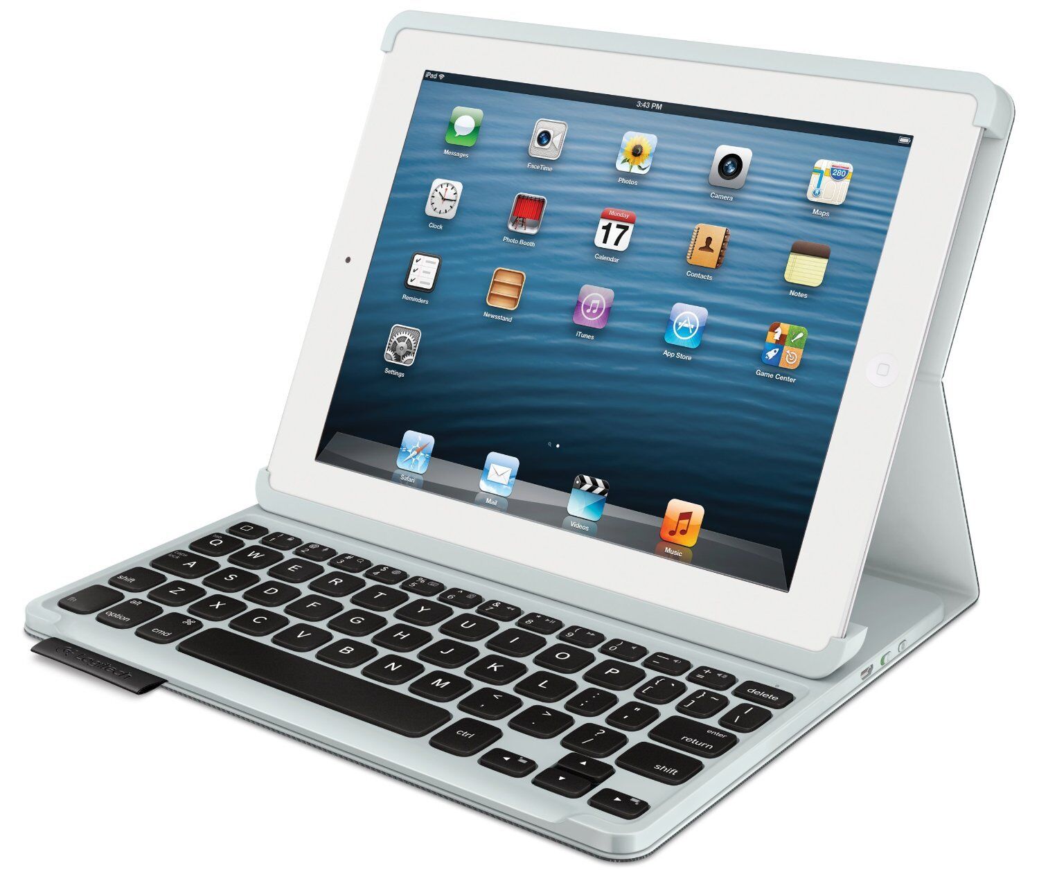NEW Logitech Keyboard Folio Wireless Case for Ipad 2, 3 & 4 Generation - Black