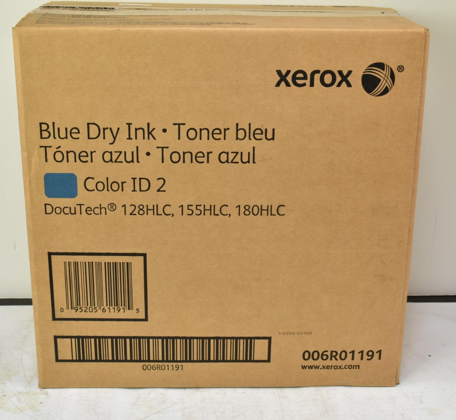 Box Of 3 Xerox Blue Dry Ink Color ID 2 006R01191 Docutech 128HLC,155HLC, 180HLC