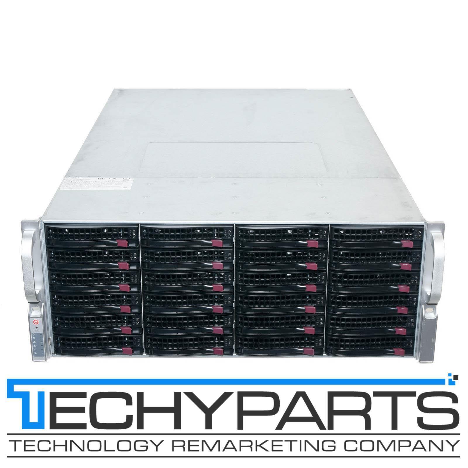 Supermicro SuperStorage 6048R-E1CR36L 36-Bay X10DRH-iT AOC-S3008L-L8E 4U Server
