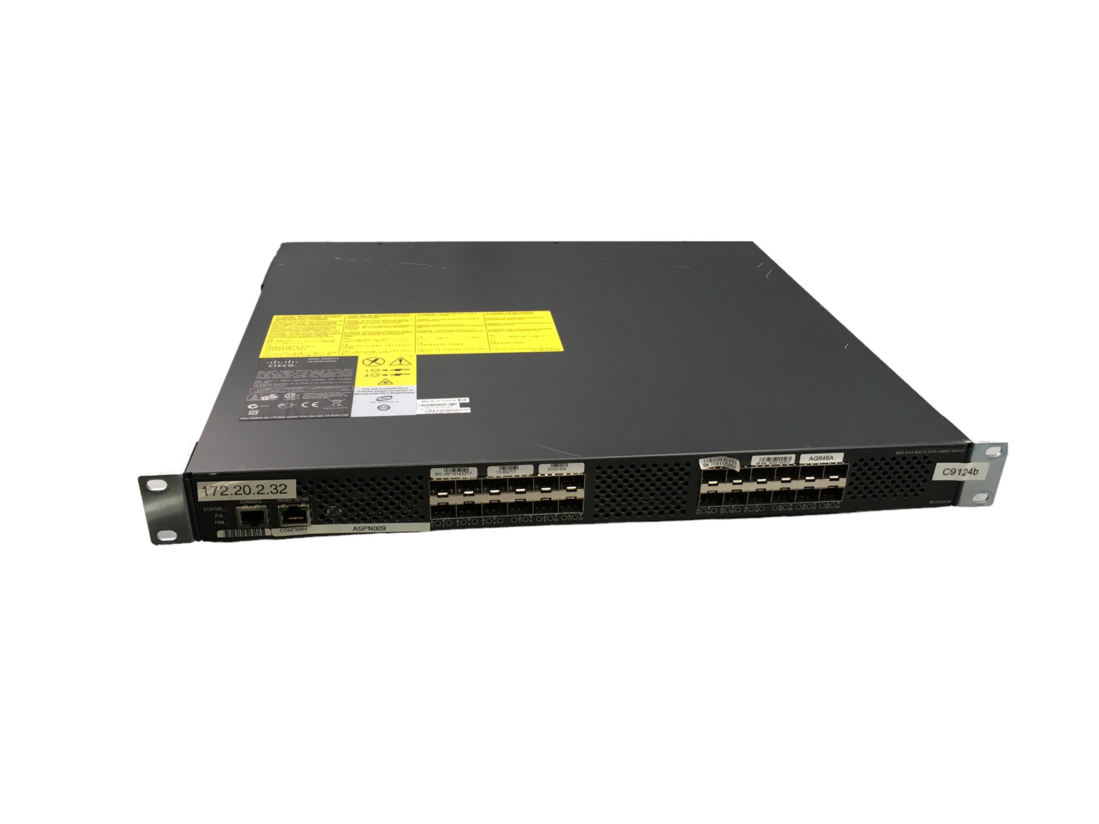 Cisco DS-C9100 Series DS-C9124-K9 V04 24 Port Multilayer Fabric Switch