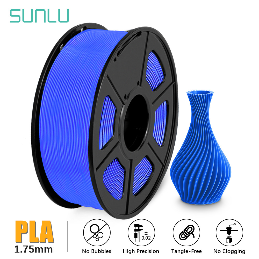 (BUY 3 GET 2 FREE,Add 5) SUNLU PLA/PLA PLUS/SILK/ABS/PETG 3D Filament 1KG 1.75mm