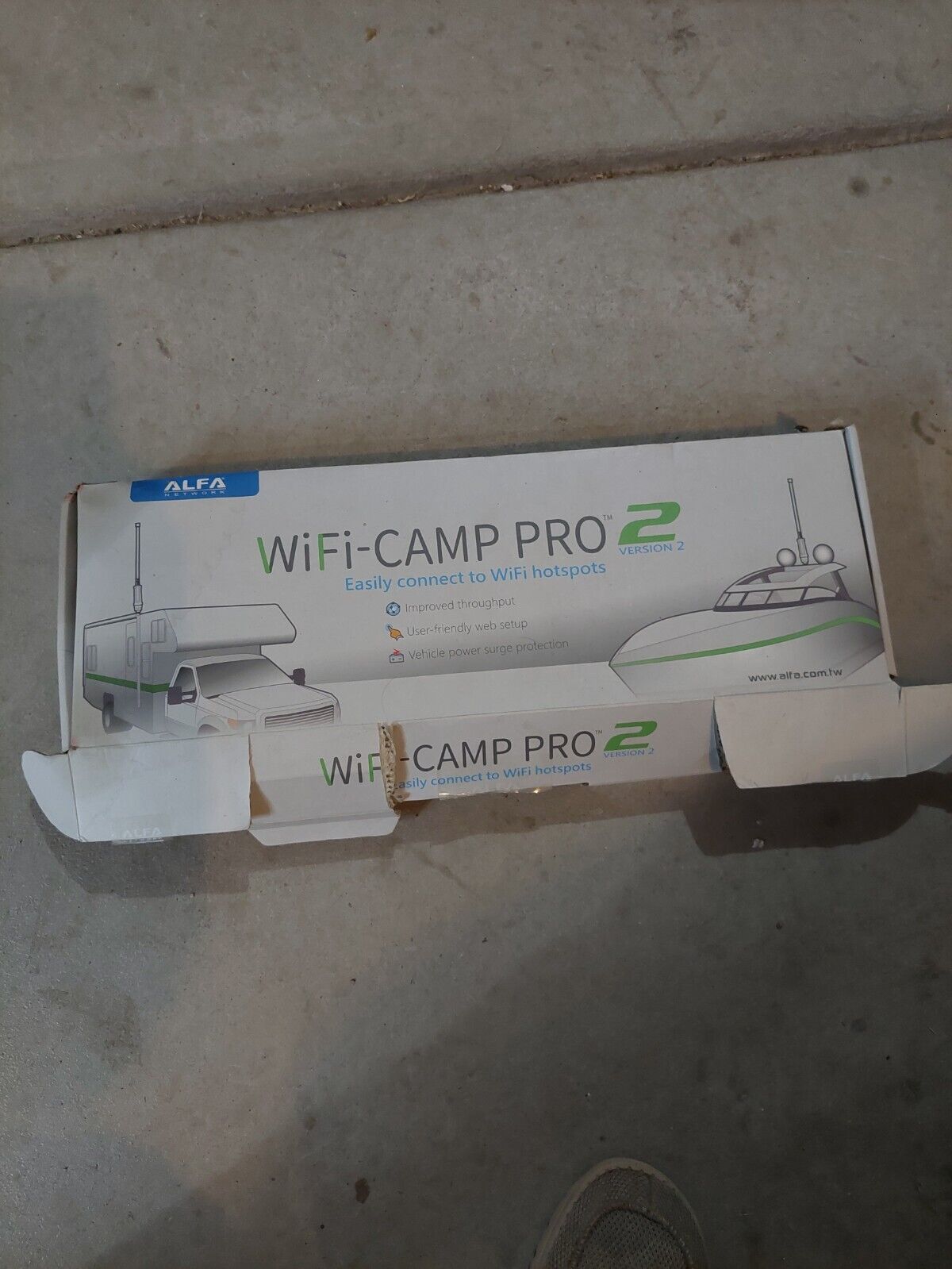 Alfa WiFi Camp Pro 2 Long Range WiFi Booster
