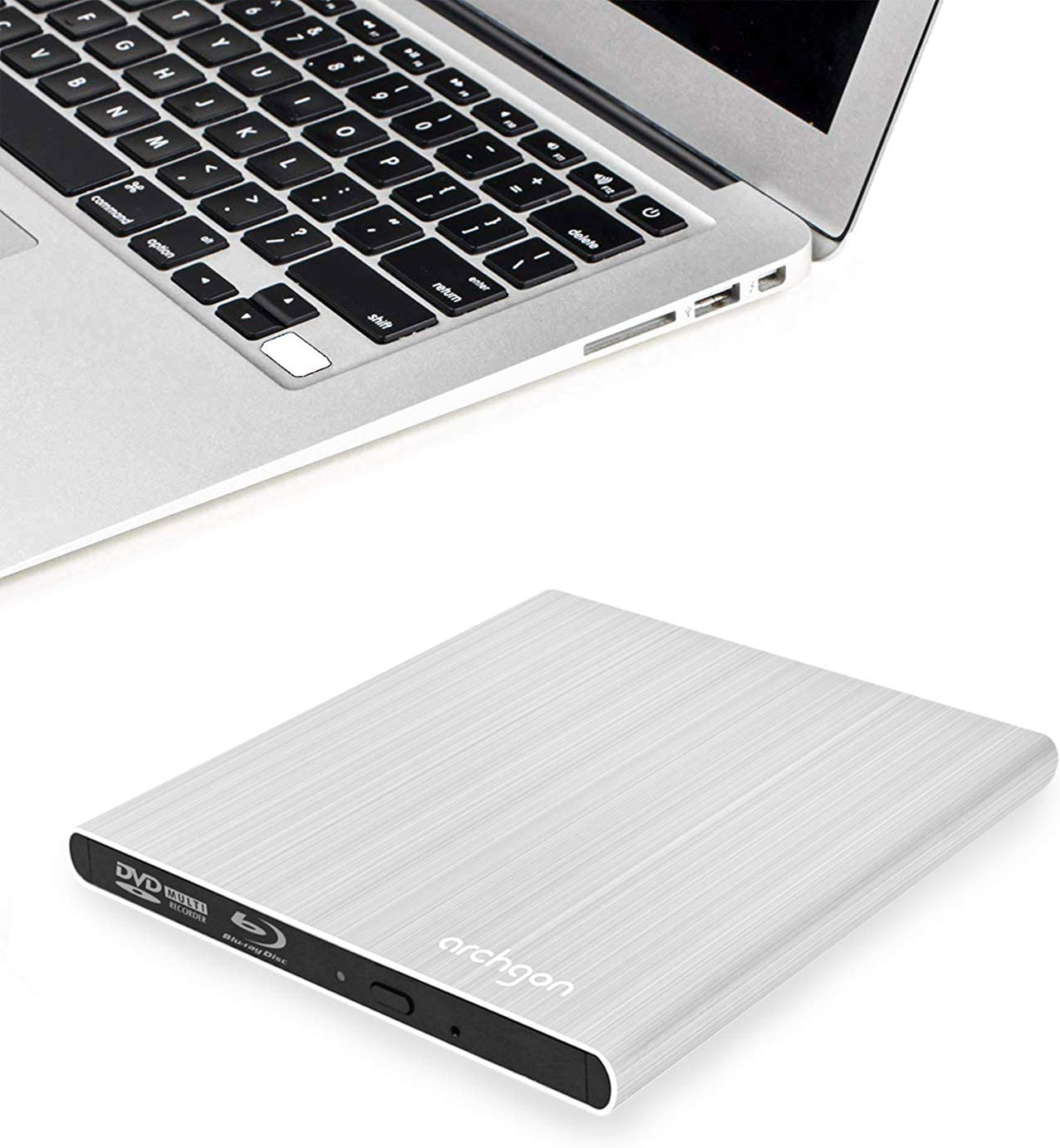 SEA TECH 4000GB Aluminum External USB Blu-Ray Writer Super Drive for Apple Macbo