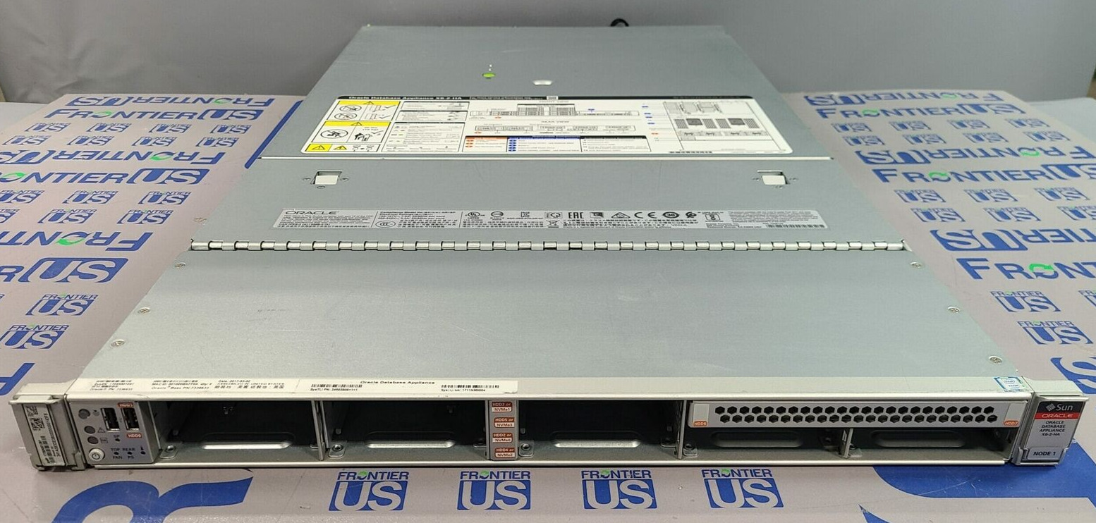 SUN ORACLE X6-2 High Availability 1U Server Base