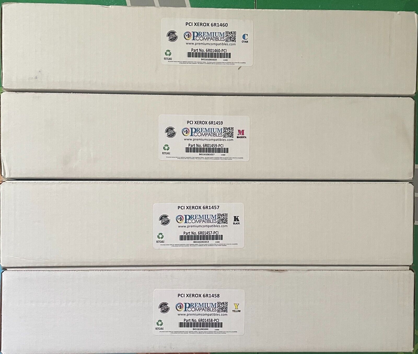 Set of 4 Toner  for Xerox WorkCentre 7120 7125 7220 7225 (CMYK