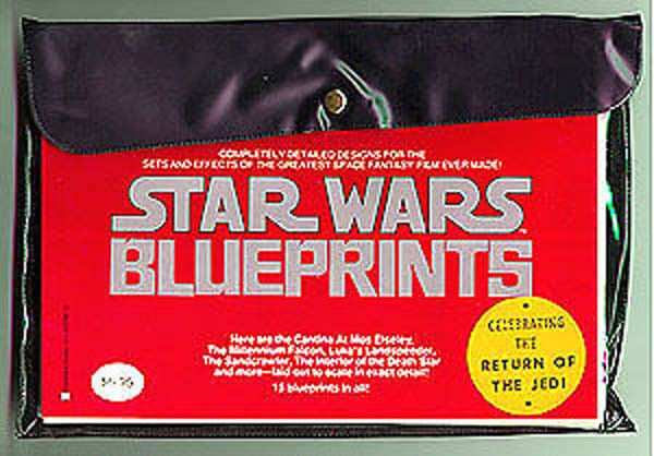 Vintage 1978 Star Wars Original Blueprint Set (15 Sheets in Pouch)- UNUSED  