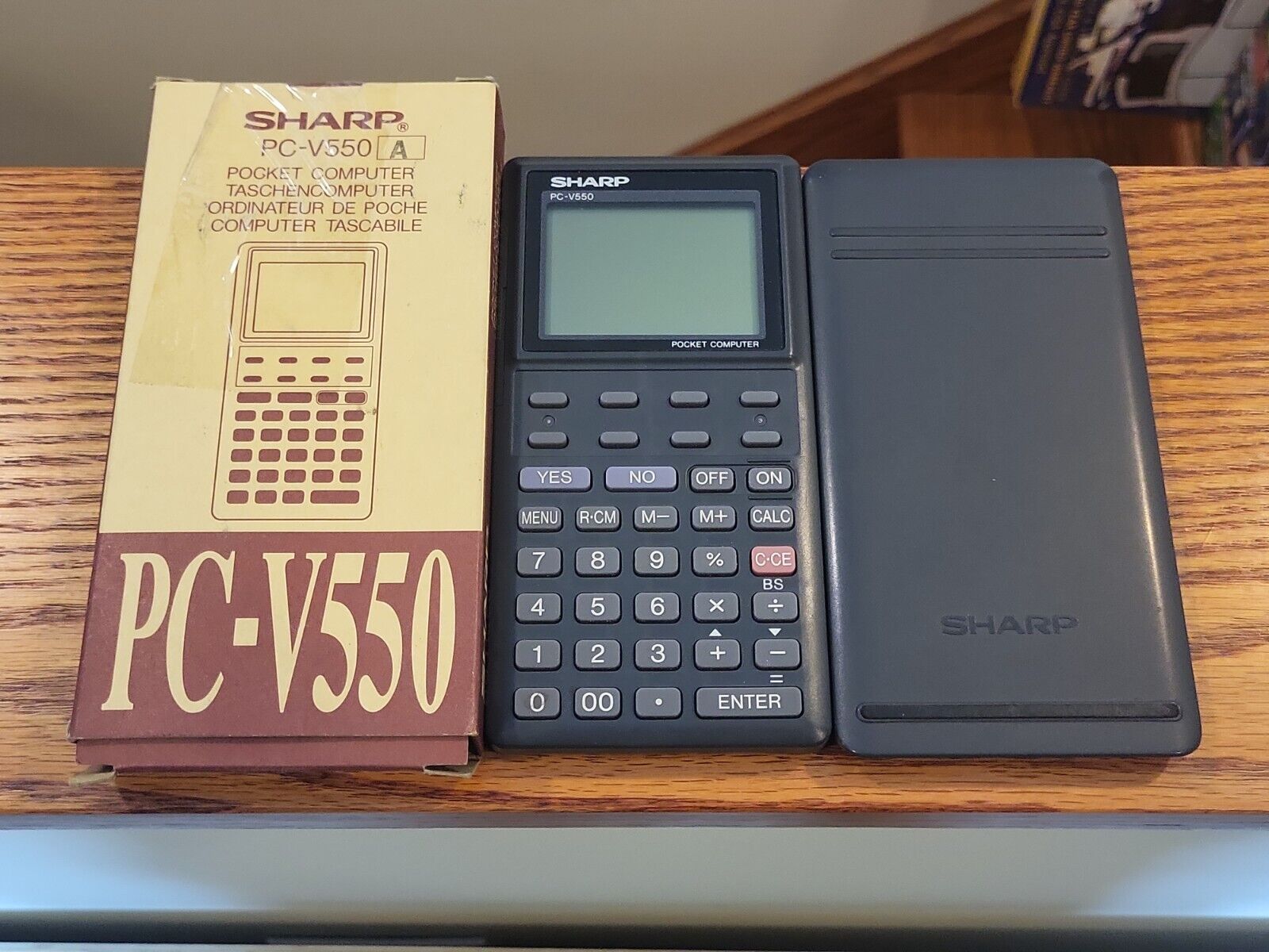 Sharp Pocket Computer PC V550 Calculator in box, Rare Sharp Pocket Computer