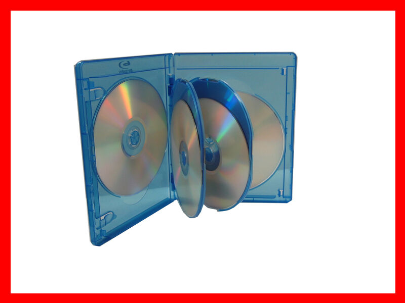 VIVA ELITE Blu-Ray Replace Case Hold 6 Discs 4 Pk (6 Tray) 15mm Storage Holder