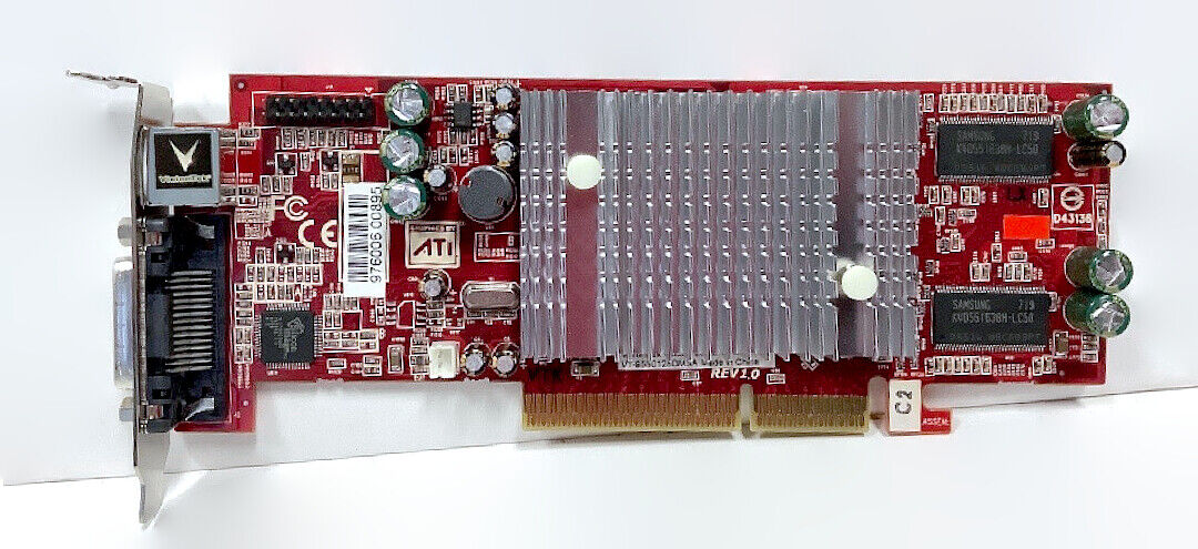 VisionTek Radeon 9550 AGP 128M DDR B2 VT RC S-Video DVI VGA Video Graphics Card