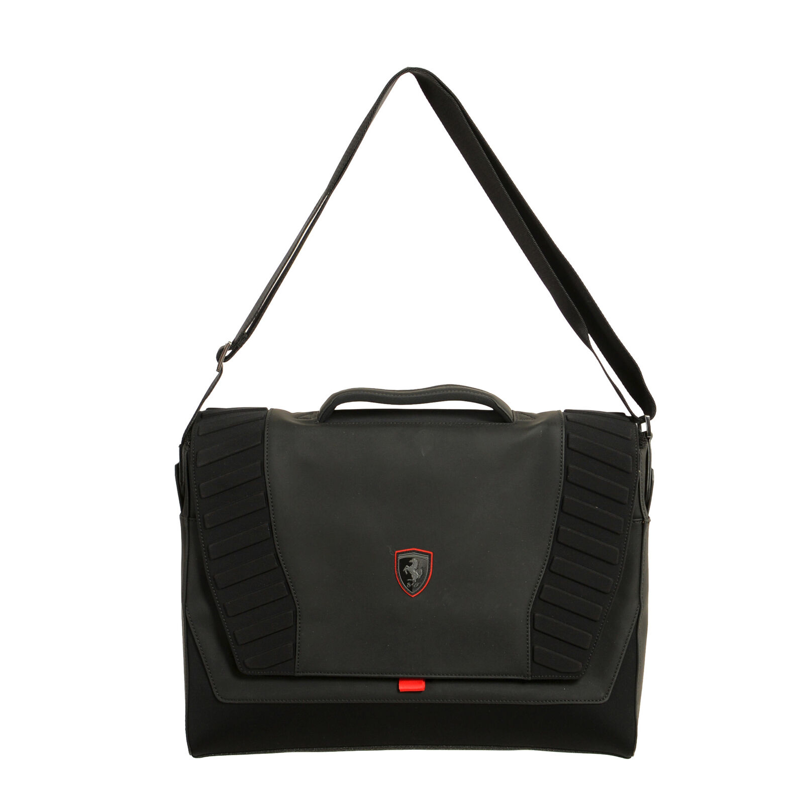 Scuderia Ferrari Black Logo Laptop Messenger Briefcase Hand Bag Shoulder Bag