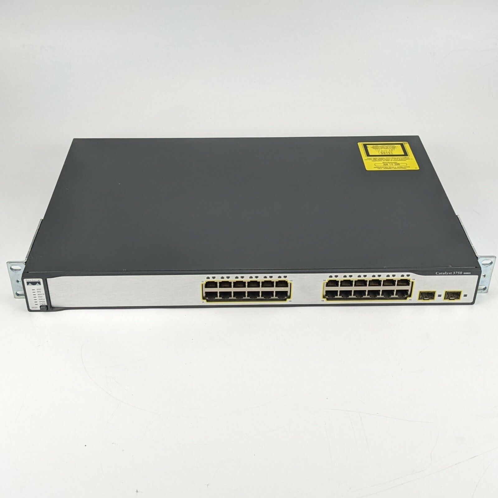 Cisco Catalyst WS-C3750-24TS-S 24-Port Fast Ethernet Switch - 10/100 2x SFP