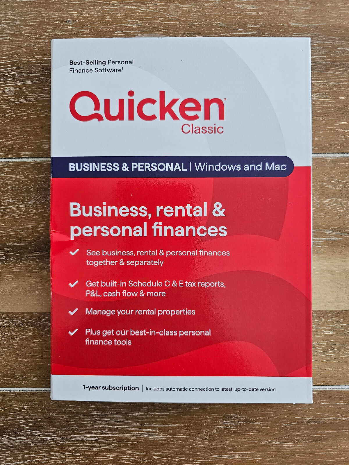 Quicken Classic Business & Personal - 1 Year Subscription (Windows) SHIP FAST 