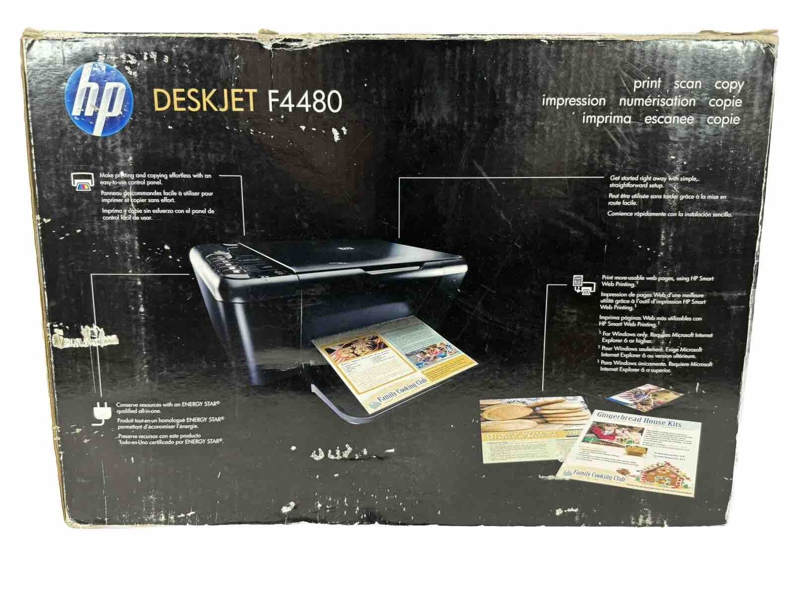 HP DESKJET F4480 Print Scan Copy Brand New OPEN Box