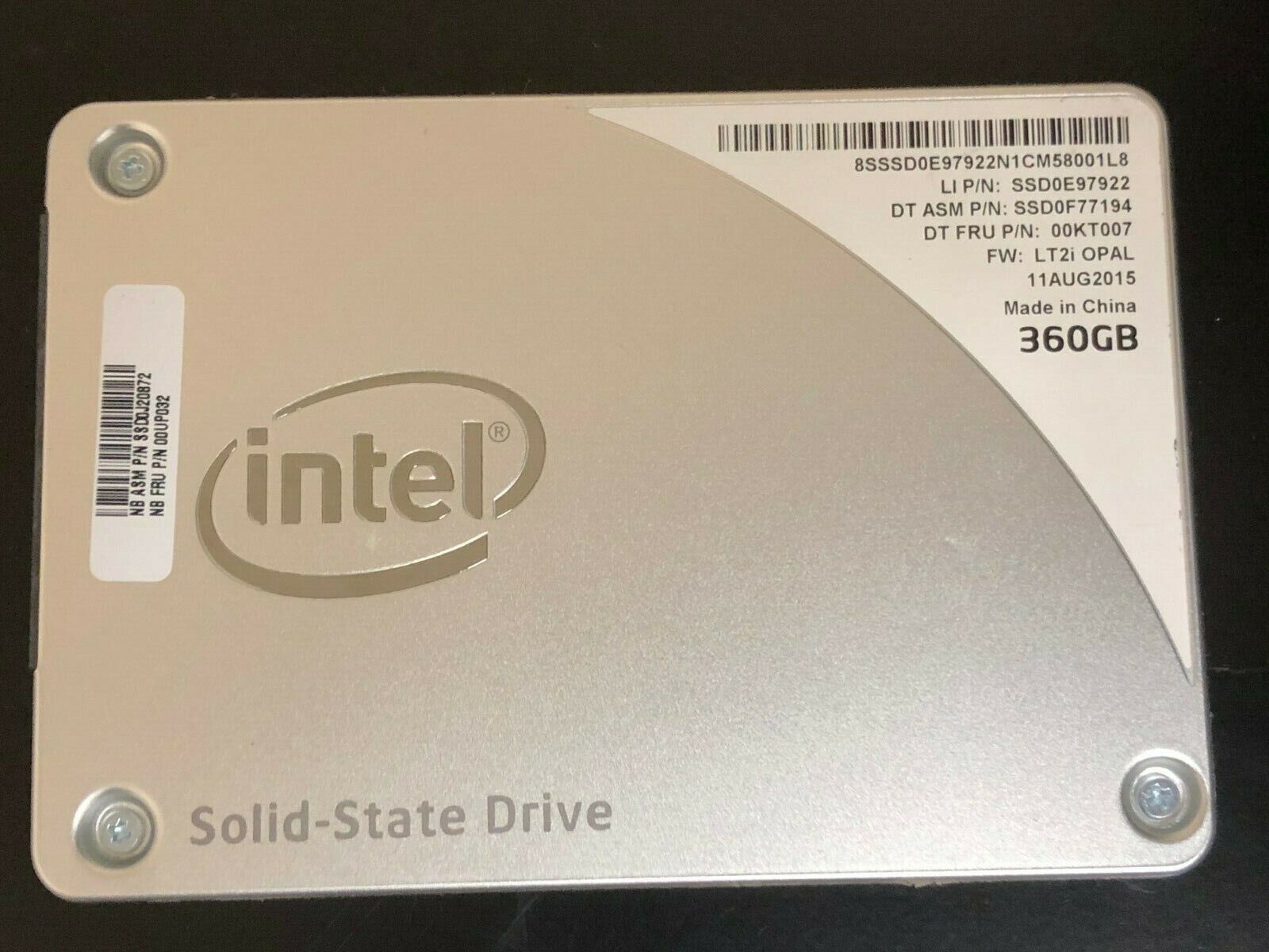Intel SSD 360GB Pro 2500 Series MLC 2.5\