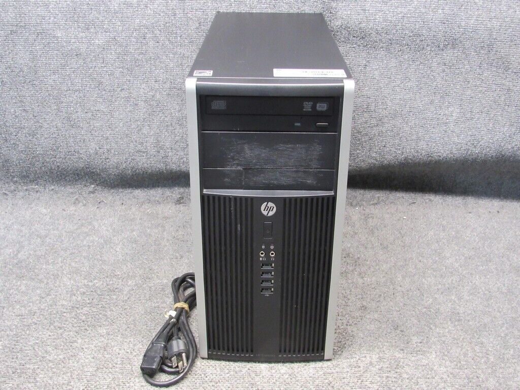 HP Compaq Pro 6305 Micro Tower PC AMD G500B 3.50GHz 4GB RAM 250GB HDD