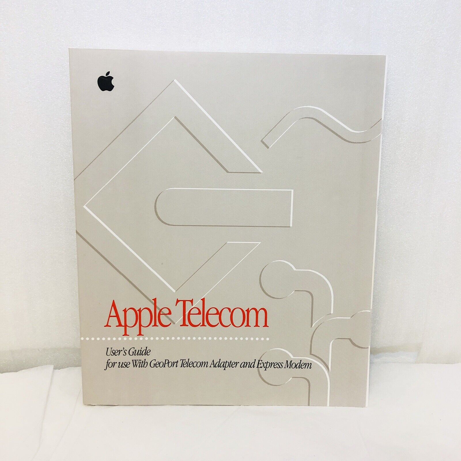 Vintage 1994 Apple Telecom User's Guide for Use with Geoport Telecom Adapter and