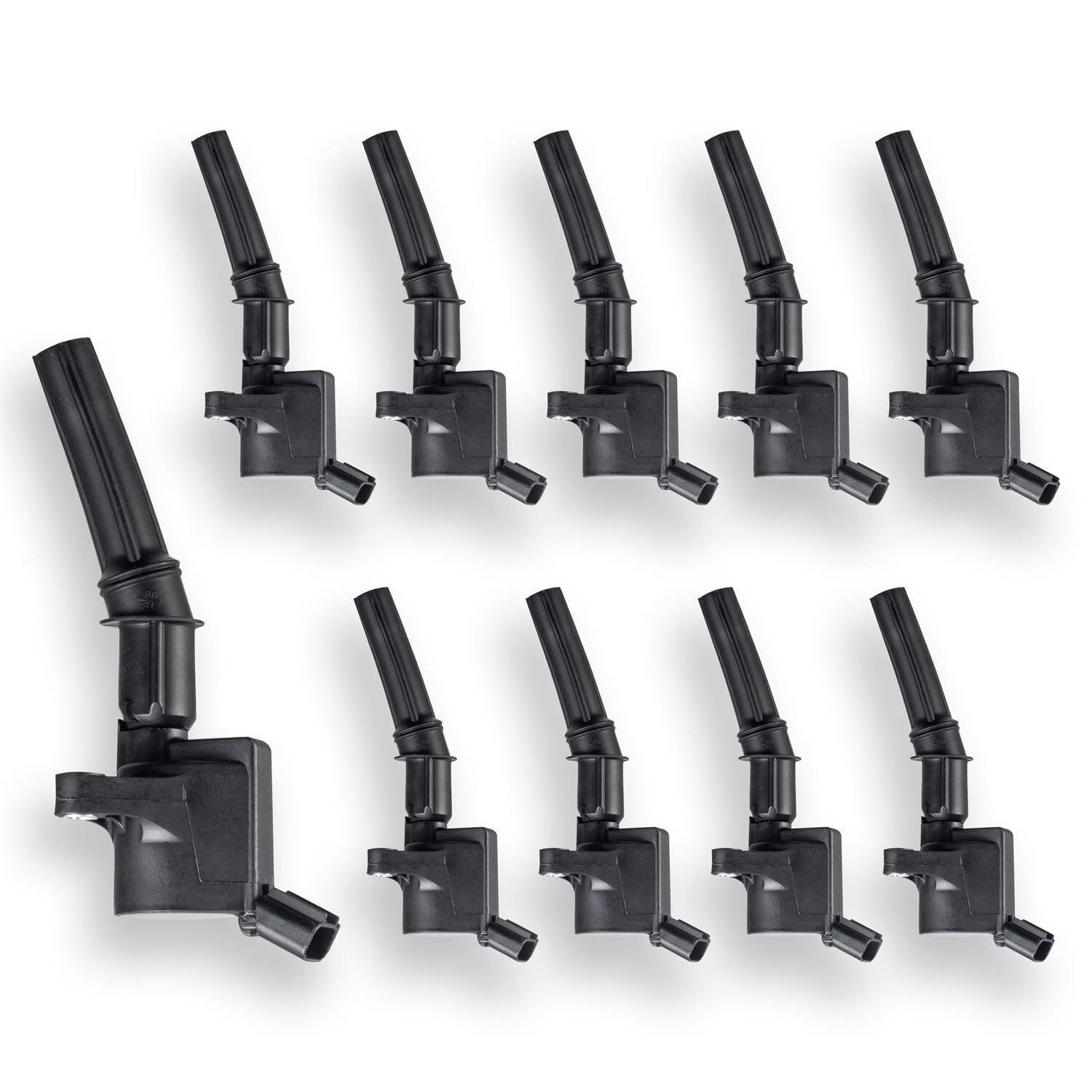 Ena Set Of 10 Ignition Coil Pack Compatible With Ford Lincoln Mercury Super Duty