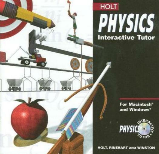 Holt Physics: Interactive Tutor PC MAC CD teaches practice 20 modules problems 