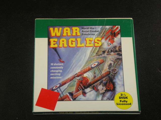 War Eagles World War I Aerial Combat Simulation Game IBM 3.5 