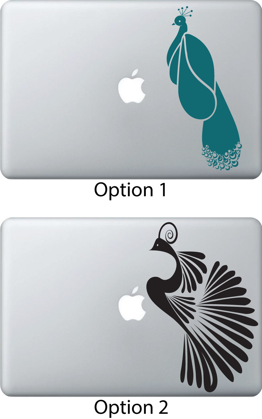 Peacock Bird Art Deco Car Decal Sticker for Apple Mac Book Air/Pro Dell Laptop